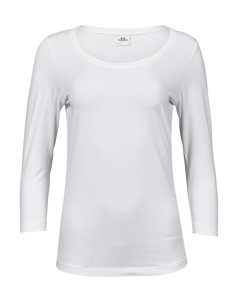 Camiseta ajustada manga 3/4 mujer