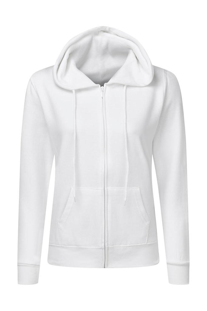 Sudadera capucha cremallera entera mujer