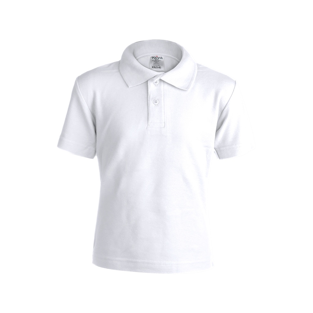 YPS180 Polo Niño Blanco "keya"