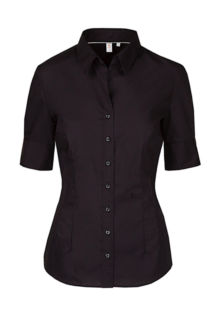 Camisa Slim Fit manga corta mujer Kent