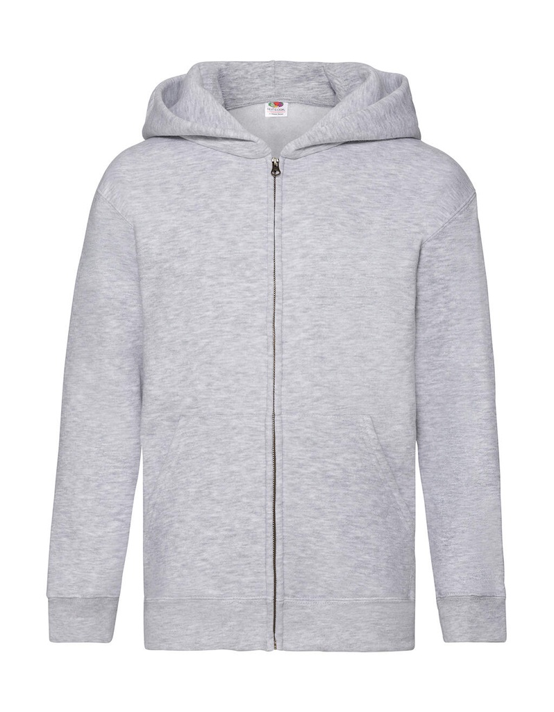 Sudadera capucha con cremallera entera niño