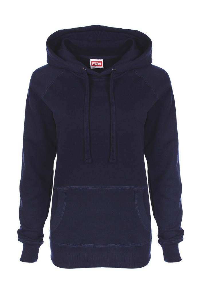 Sudadera capucha raglán mujer