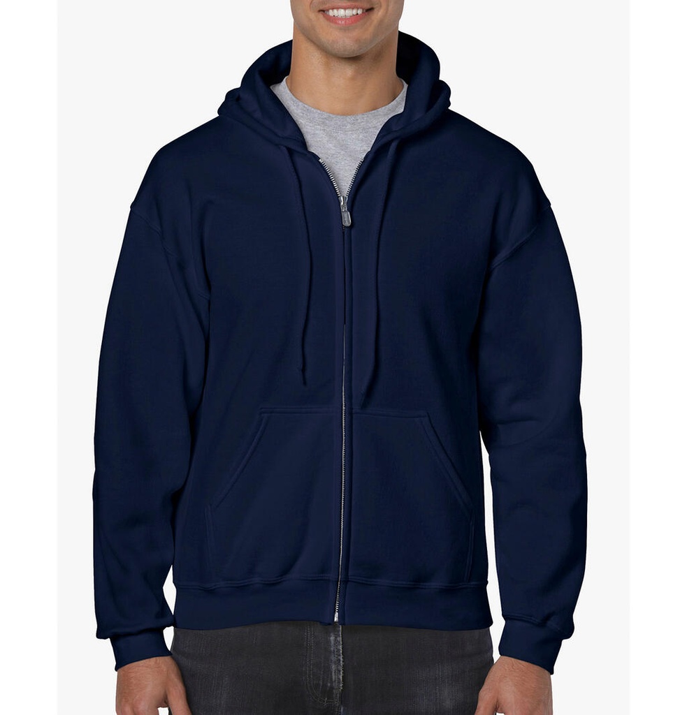 Sudadera capucha cremallera Heavyblend