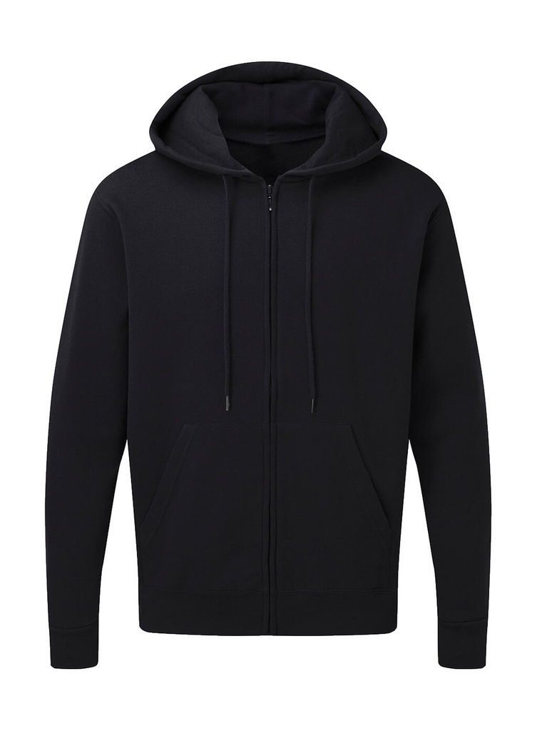 Sudadera capucha cremallera entera hombre