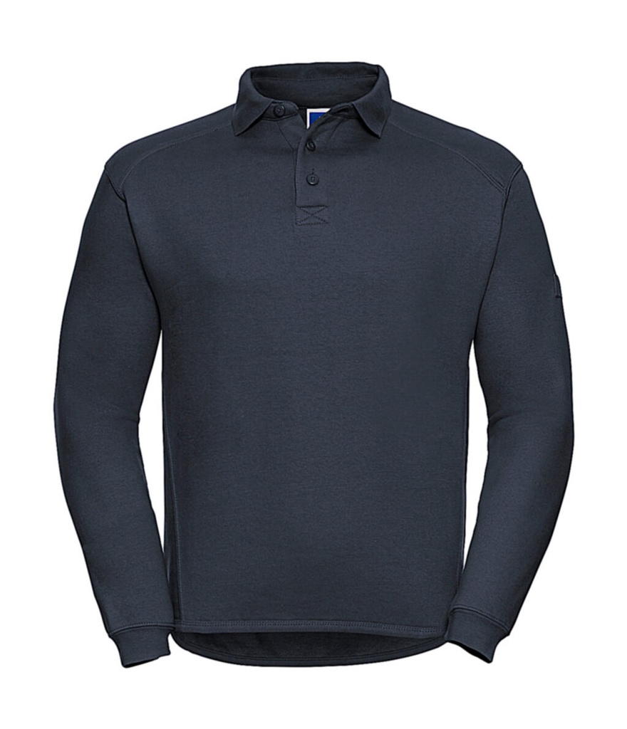 Sudadera cuello polo