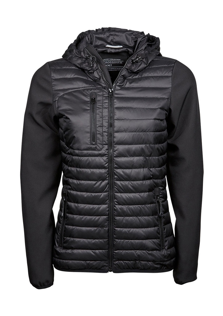 Chaqueta Crossover mujer con capucha
