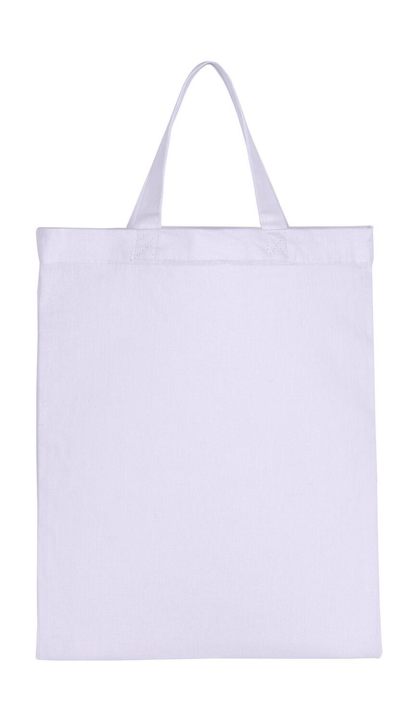 Bolsa algodón pequeña asa corta