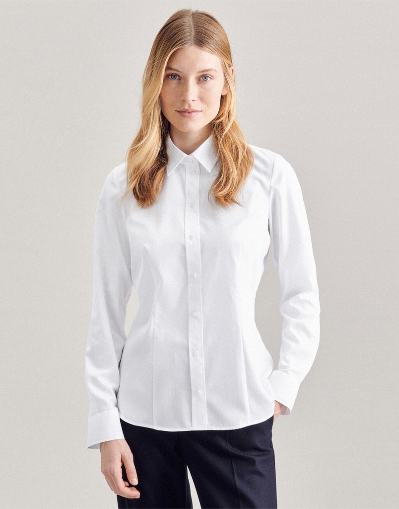 Camisa Kent corte regular manga larga mujer 