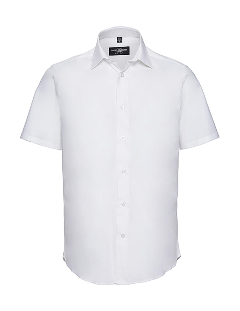 Camisa entallada manga corta