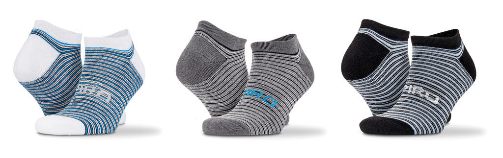 Calcetines deportivos a rayas,pack de 3