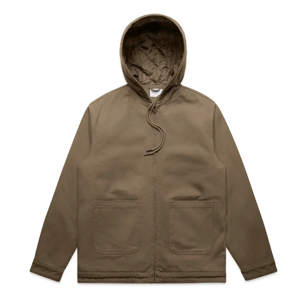 Chaqueta con Capucha de Lona