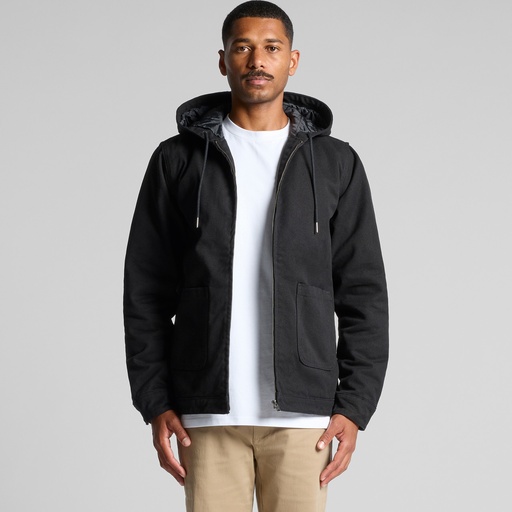 [5529] Chaqueta con Capucha de Lona