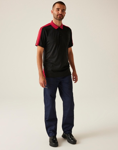 Polo Coolweave Contrast