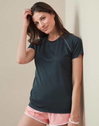 Camiseta Active 140 manga raglan mujer