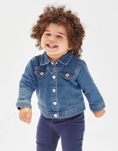 Chaqueta orgánica Denim Rocks bebé