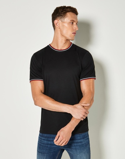 Camiseta ajustada Tipped