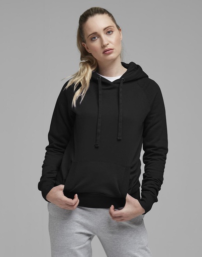 Sudadera capucha raglán mujer