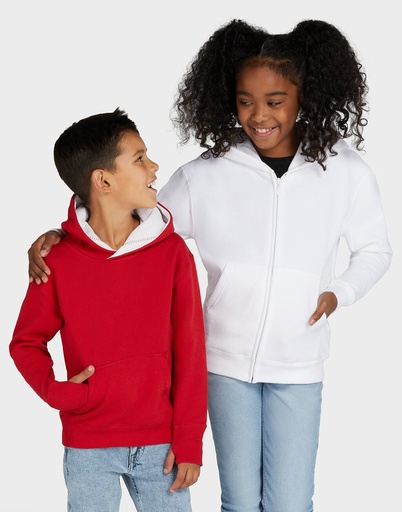 Sudadera capucha en contraste niño