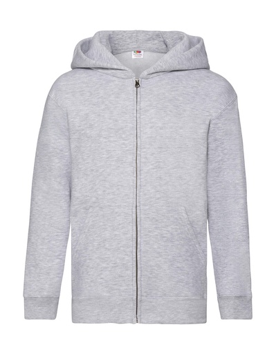 Sudadera capucha con cremallera entera niño