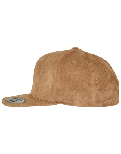 Gorra Snapback piel de ante