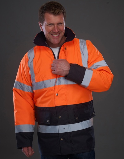 Chaqueta seguridad bicolor Fluo