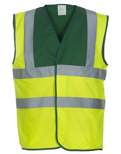 Chaleco de seguridad de 2 franjas Fluo