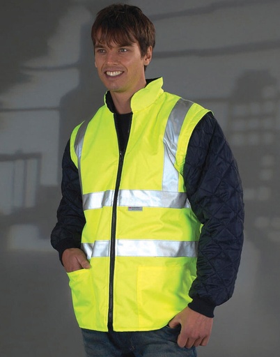 Chaqueta acolchada con mangas extraíbles Fluo