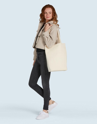 Bolsa algodón de lona asa larga Baby