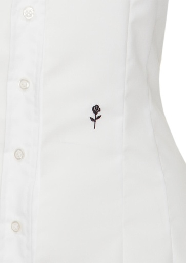 Camisa Slim Fit manga corta mujer Kent