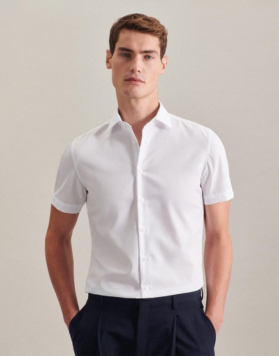 Camisa Shaped Fit manga corta Business Kent