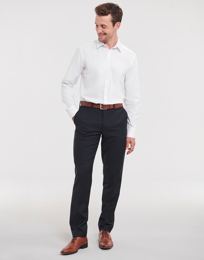 Camisa en espiguilla manga larga hombre