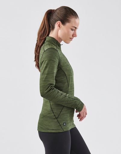Chaqueta térmica cremallera 1/4 mujer