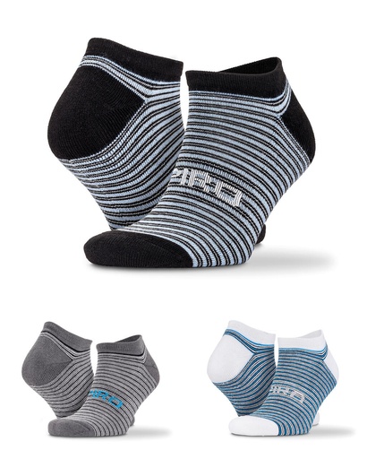 Calcetines deportivos a rayas,pack de 3