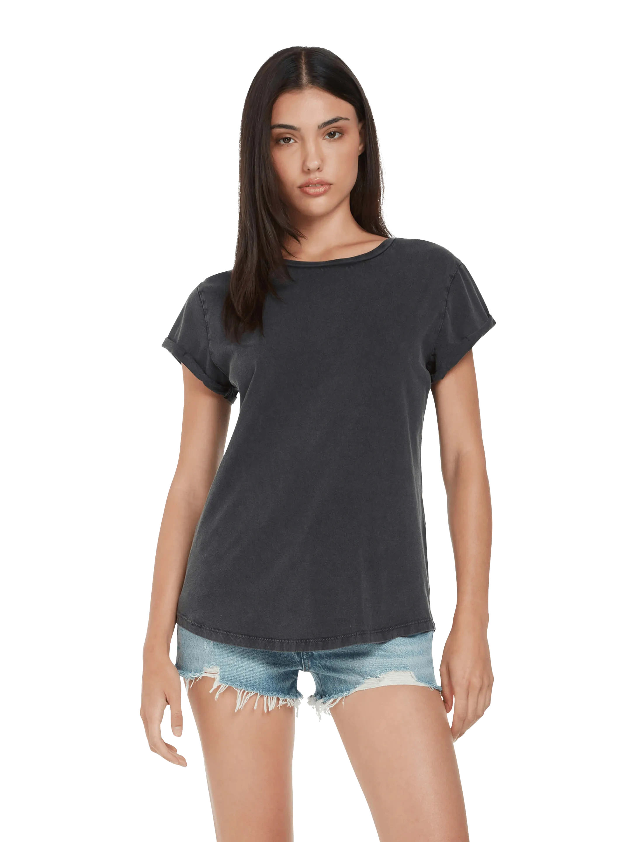 Camiseta Manga Rolled Earth Positive