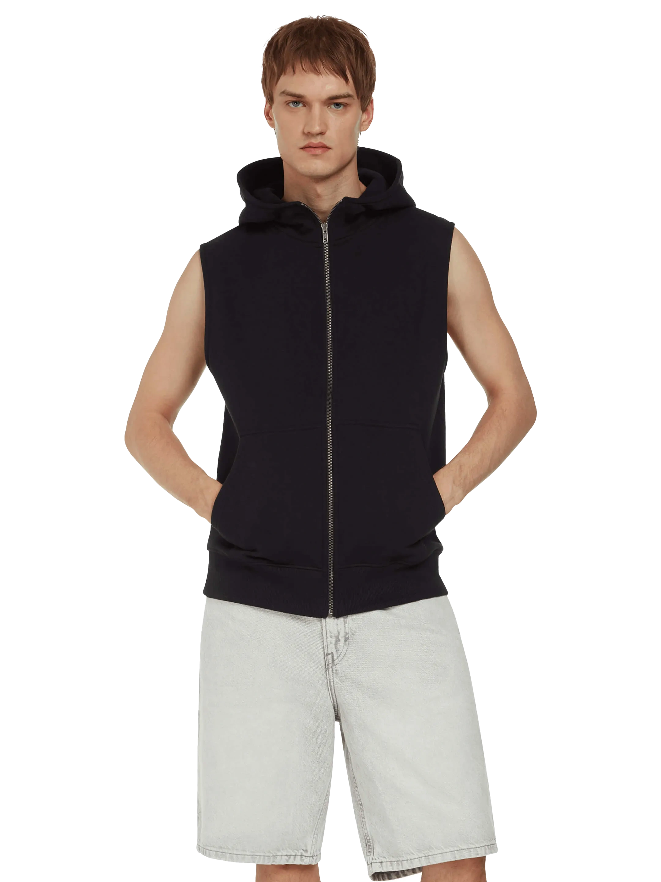 [EP309] Earth Positive® Sleeveless Full Zip Hoodie